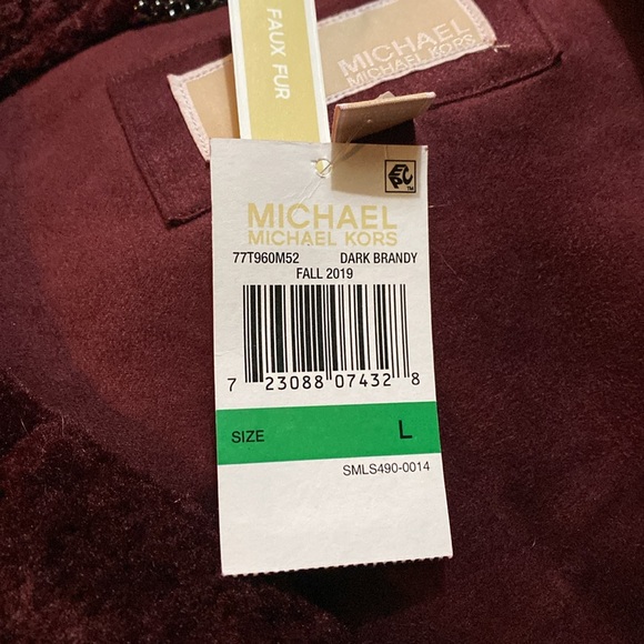 MICHAEL KORS  FAUX FUR COAT - Picture 4 of 6